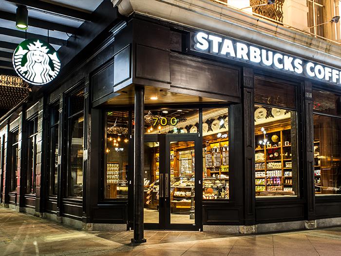 Biển hiệu bán lẻ Starbucks
